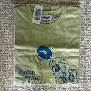 Kompakt Record Bar - lime green T-shirt